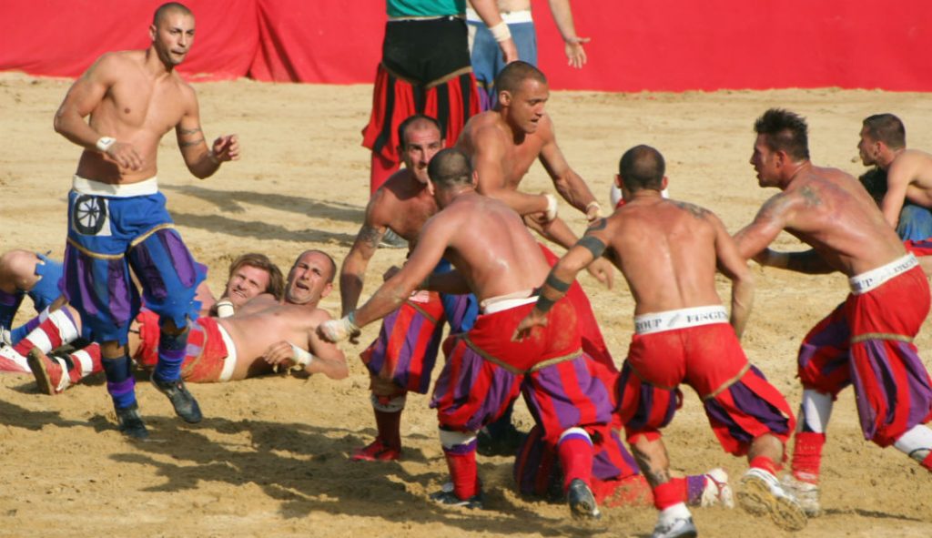 The Florentine’s strength and tradition at the finals of Calcio Storico