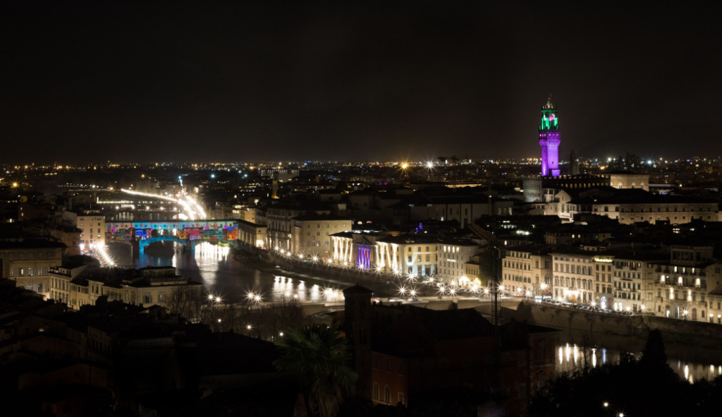 Green Line illumina Firenze per le feste