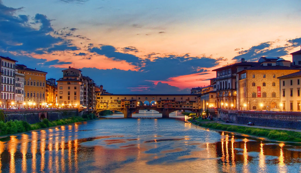 Ponte Vecchio, the oldest bridge in Florence, is one of the top