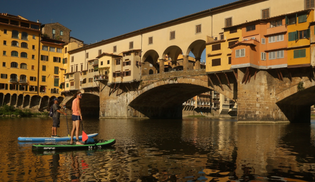 Firenze da una prospettiva unica, in stand up paddle