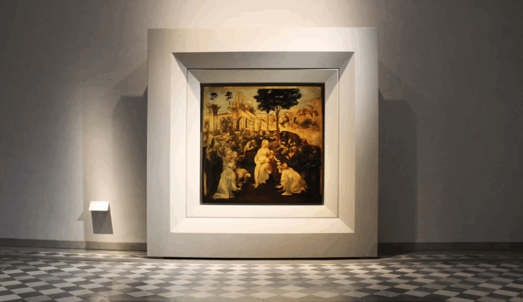 Scopri la Sala di Leonardo agli Uffizi