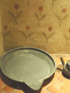 Bathroom walls of Palazzo Davanzati